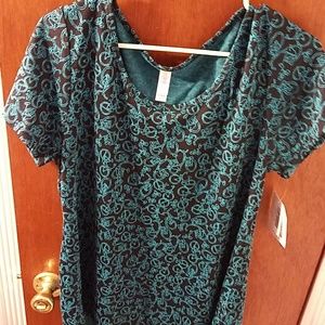 Lularoe classic tee with bicycles